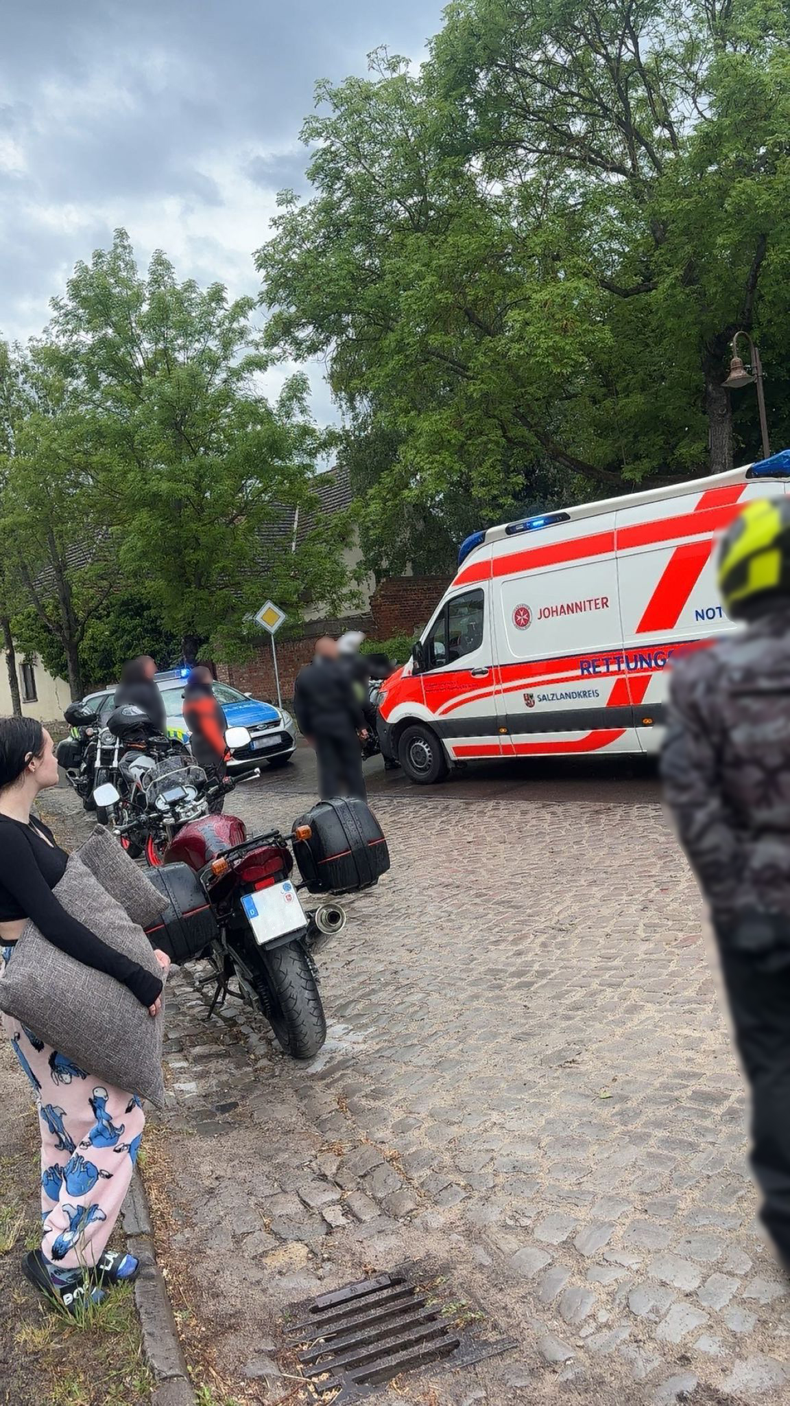 Unfall in der August-Bebel-Straße